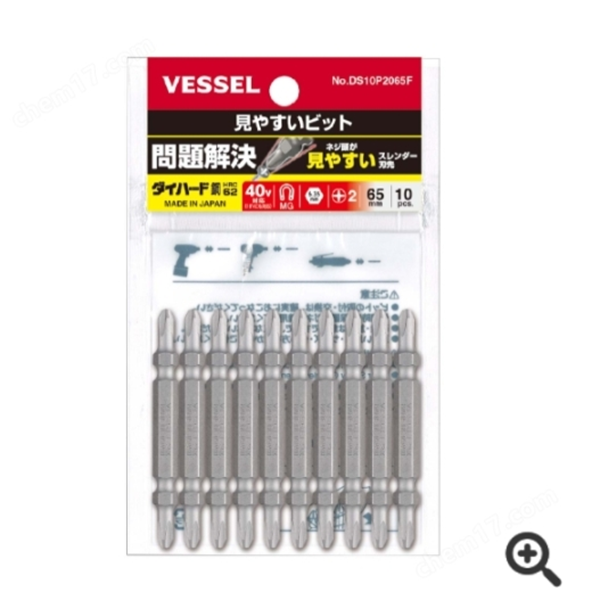 日本VESSEL威威 強(qiáng)化批頭DRB142110