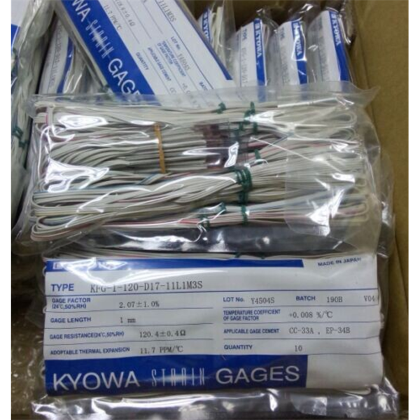 日本KYOWA共和配件耗材應(yīng)變片KFGS-2-120-C1-16 L30C2R