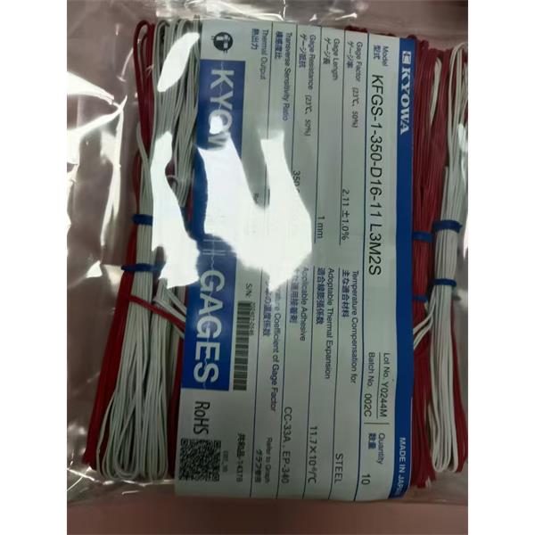 日本KYOWA配件耗材應變片KFGS-3-120-D28-16 L15C3R