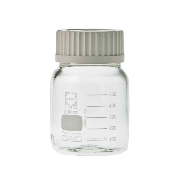 日本SIBATA柴田科學耐熱螺口瓶 廣口藍蓋017250-2500 安