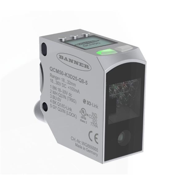 BANNER邦納美國(guó)QCM50 系列顏色傳感器 QCM50-K1D60-Q8-4