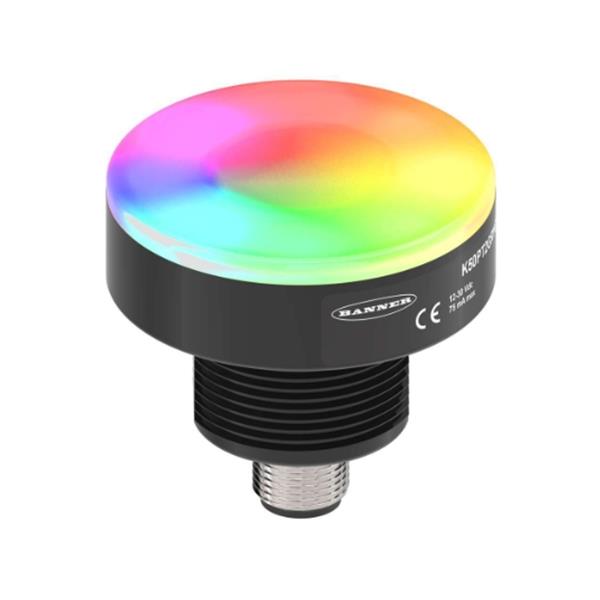 BANNER邦納美國 K50 Pro 觸摸按鈕系列拾取指示燈K50PTAMRGB7AQ
