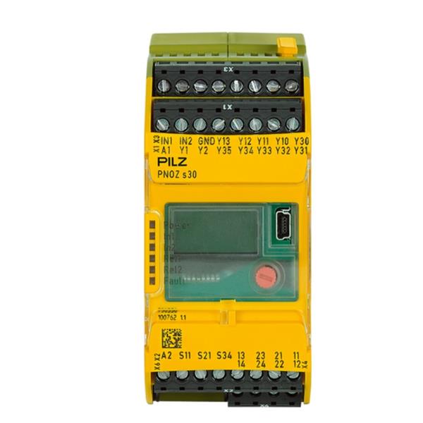 PILZ皮爾茲德國繼電器 PNOZ yio1 2DI 2SO
