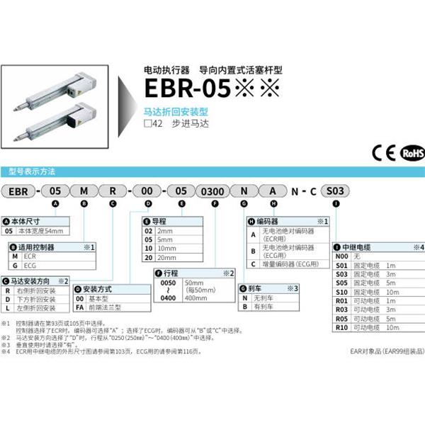 CKD喜開理電動執(zhí)行器導(dǎo)向內(nèi)置式活塞桿型EBR-05GR-00-200400BCB